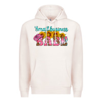 Pale Pink small business babe Premium Hoodie - HRA Design Shop