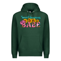 Sports Green small business babe Premium Hoodie - HRA Design Shop