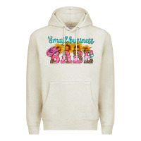 Oatmeal Heather small business babe Premium Hoodie - HRA Design Shop