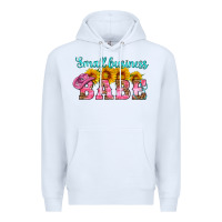 White small business babe Premium Hoodie - HRA Design Shop