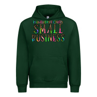 Forest Green minding my own small bussiness Urban Hoodie - CowhideDigitalArt