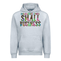 Heather Grey minding my own small bussiness Urban Hoodie - CowhideDigitalArt