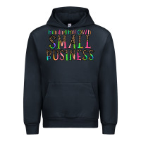 Navy minding my own small bussiness Urban Hoodie - CowhideDigitalArt