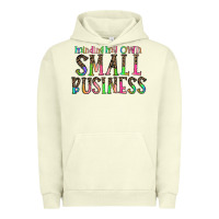 Pigment Pistachio minding my own small bussiness Urban Hoodie - CowhideDigitalArt