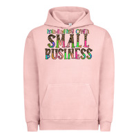 Pigment Salmon minding my own small bussiness Urban Hoodie - CowhideDigitalArt