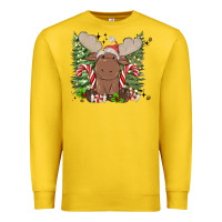 Lemon christmas reindeer Premium Sweatshirt - MaliasSmallBusiness