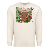 Sandshell christmas reindeer Premium Sweatshirt - MaliasSmallBusiness
