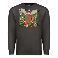 Smoke christmas reindeer Premium Sweatshirt - MaliasSmallBusiness