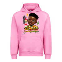 Fuchsia Pink juneteenth black boy Urban Hoodie - HRA Design Shop
