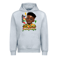 Heather Grey juneteenth black boy Urban Hoodie - HRA Design Shop