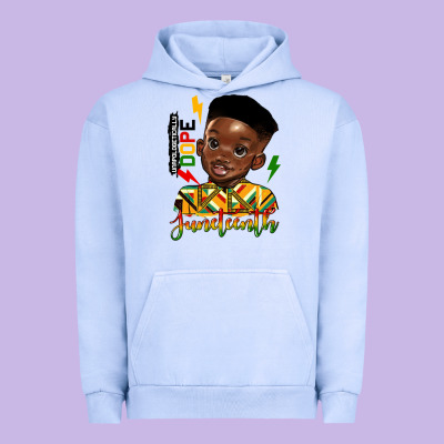 Juneteenth Black Boy Urban Hoodie Designed By Hra Design Shop
