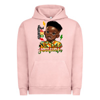 Pigment Salmon juneteenth black boy Urban Hoodie - HRA Design Shop
