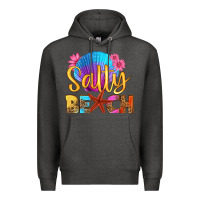 Charcoal Heather salty beach Premium Hoodie - HRA Design Shop