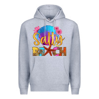 Heather Grey salty beach Premium Hoodie - HRA Design Shop