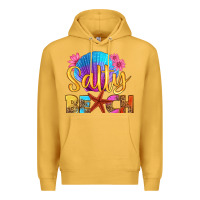 Mustard salty beach Premium Hoodie - HRA Design Shop