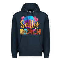 Navy salty beach Premium Hoodie - HRA Design Shop