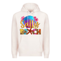 Pale Pink salty beach Premium Hoodie - HRA Design Shop