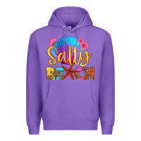 Purple salty beach Premium Hoodie - HRA Design Shop
