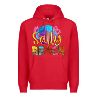 Red salty beach Premium Hoodie - HRA Design Shop