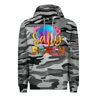 Slate Camo salty beach Premium Hoodie - HRA Design Shop
