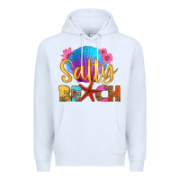 White salty beach Premium Hoodie - HRA Design Shop