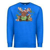 True Royal christmas reindeer Premium Sweatshirt - MaliasSmallBusiness