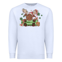 White christmas reindeer Premium Sweatshirt - MaliasSmallBusiness
