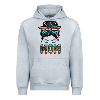Heather Grey mom Urban Hoodie - CowhideDigitalArt