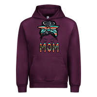 Mauve Wine mom Urban Hoodie - CowhideDigitalArt
