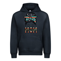 Navy mom Urban Hoodie - CowhideDigitalArt