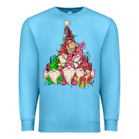 Ocean Blue christmas tree Premium Sweatshirt - MaliasSmallBusiness