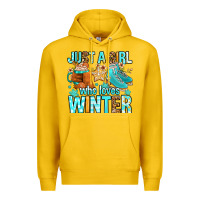 Lemon just a girl who loves winter Premium Hoodie - FaDigitalArtStudio
