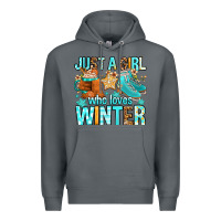 Rock just a girl who loves winter Premium Hoodie - FaDigitalArtStudio