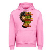 Fuchsia Pink juneteenth 1885 because my ancestors weren't free in 1776 black woman Urban Hoodie - HRA Design Shop