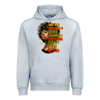 Heather Grey juneteenth 1885 because my ancestors weren't free in 1776 black woman Urban Hoodie - HRA Design Shop