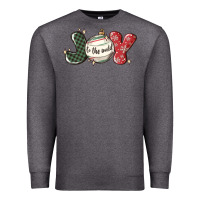 Charcoal Heather joy to the world Premium Sweatshirt - MaliasSmallBusiness