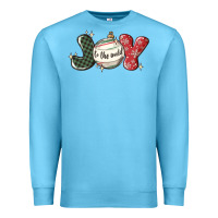Ocean Blue joy to the world Premium Sweatshirt - MaliasSmallBusiness