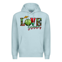 Blue Mist love summer Premium Hoodie - CowhideDigitalArt