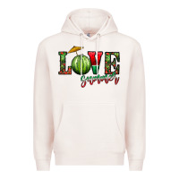 Pale Pink love summer Premium Hoodie - CowhideDigitalArt