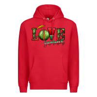 Red love summer Premium Hoodie - CowhideDigitalArt