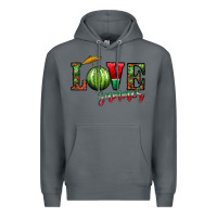 Rock love summer Premium Hoodie - CowhideDigitalArt