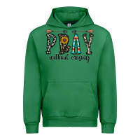 Emerald pray whithout crasing Urban Hoodie - CowhideDigitalArt