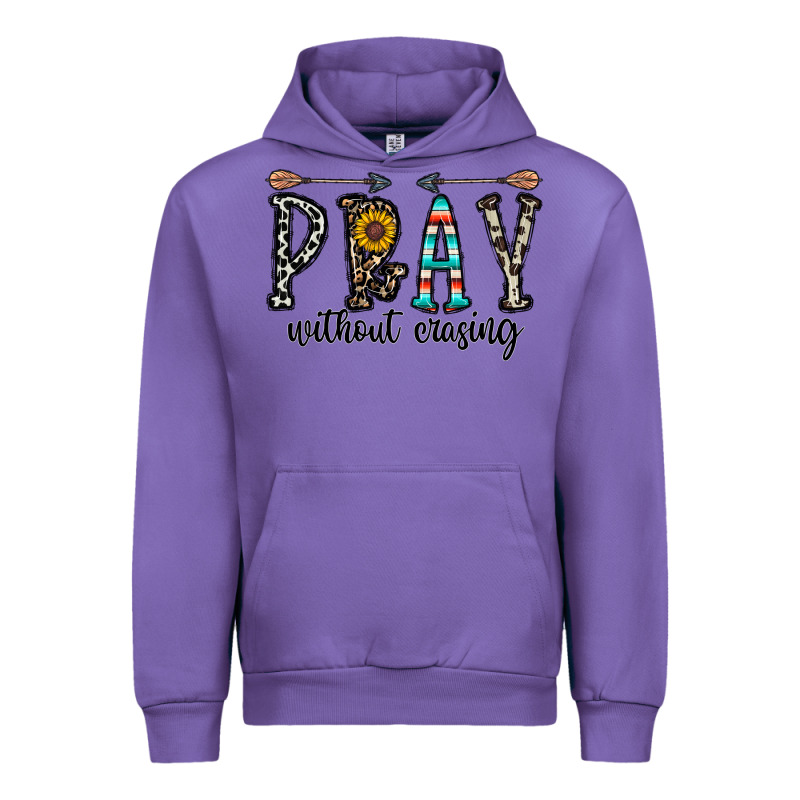 Pray Whithout Crasing Urban Hoodie by CowhideDigitalArt | Teevron