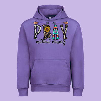 Pray Whithout Crasing Urban Hoodie Designed By Cowhidedigitalart