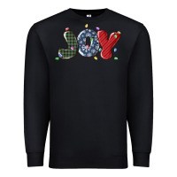 Black joy christmas lights Premium Sweatshirt - MaliasSmallBusiness