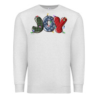 Oatmeal Heather joy christmas lights Premium Sweatshirt - MaliasSmallBusiness