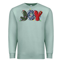 Seafoam joy christmas lights Premium Sweatshirt - MaliasSmallBusiness