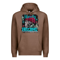 Chestnut literally freezing skull Premium Hoodie - FaDigitalArtStudio