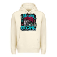 Sandshell literally freezing skull Premium Hoodie - FaDigitalArtStudio