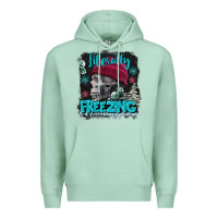 Seafoam literally freezing skull Premium Hoodie - FaDigitalArtStudio